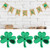 60g Bag Beautiful Unique Party Table Confetti for Saint Patrick's Day Party Balloon Decoration(Green 4 Leaves Grass )