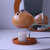 Aroma Wax Melting Lamp Retro Wood Storage Tray Glass Candle Warmer Lamp Bedroom Bedside Ambient Table Lamp
