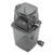 Manual Ice Crusher Small Portable Shaver Hand Operated Snow Cone Machine for Home Grey