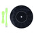 Small USB Car Fan Multifunction Round Monocrystalline Silicone Solar Powered Car Exhaust Fan 5W