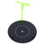 Small USB Car Fan Multifunction Round Monocrystalline Silicone Solar Powered Car Exhaust Fan 5W