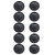 10 Pcs Paper Lantern Pure Black Round Paper Lanterns Birthday Wedding Halloween Family Party Decoration