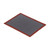 Silicone Hollow Baking Mat Non Slip Oven Liner Heat Resistant Pad Perforated Bread Mat(Red Black )