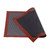 Silicone Hollow Baking Mat Non Slip Oven Liner Heat Resistant Pad Perforated Bread Mat(Red Black )