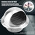 Stainless Steel Adjustable Wall Ceiling Home Air Vent Round Ventilation Duct Cover