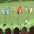 50 PCs Simulation Butterfly Garden Decoration Colorful Plastic Yard Lawn Outdoor Decor(7cm)