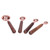 4pcs Rose Gold Measuring Cup with Scale Stainless Steel Measuring Spoon for Home KitchenSmall