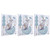 3PCS Christmas Wall Sticker Forest Snowflake Electrostatic Wall Sticker PVC Window Glass Sticker for Bedroom Decoration