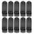 10Pcs Wall Mount Electric Toothbrush Holders Base Storage Rack Bathroom AccessariesBlack