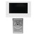Video Intercom System Adjustable IP55 Waterproof Night Vision Video Door Phone Doorbell for Hotels Offices Home UK Plug