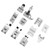 11Pcs/Set Domestic Sewing Machine Presser Feet Set Accessories for Brother/Elina Singer