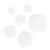 2 Sets White Silicone Stretch Lid Food Packaging Sealing Bowl Pot Reusable Cover Kitchen Tool