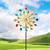 Windmills Metal Bright Colors Lighthouse Decoration Art Wind Sculpture for Yard Garden
