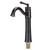 Bathroom Antique Basin Sink Faucet Hot Cold Mixing Water Tap with Single Handle BlackUK Standard G1/2