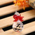 Clear K9 Crystal Suncatcher Hanging Pendant Prisms Pendant Wedding Ornament X'mas Decor Red