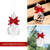 Clear K9 Crystal Suncatcher Hanging Pendant Prisms Pendant Wedding Ornament X'mas Decor Red