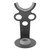Hair Dryer Stand Holder Aluminum Alloy Bracket Bathroom Organizer Hair Dryer Diffuser Nozzles Stand Organizer Gray