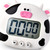 Animal Timer Student Magnetic Digital Digital 100 Minutes Timing Countdown Timer With Battery for Kitchen White Calf