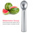 Ice Cream Scoop Aluminium Alloy Nonstick Watermelon Fruit Ball Scooper(Silver)