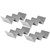 4Pcs Taco Holders WShape Stainless Steel Pancakes Stand Kitchen Tool for Restaurant Dining Room
