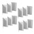 4Pcs Taco Holders WShape Stainless Steel Pancakes Stand Kitchen Tool for Restaurant Dining Room