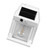 Outdoor Solar Tungsten Wall Light 1800mAh Waterproof Motion Sensing Exterior Wall Mount Lighting for Yard Wall Decor White