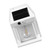 Outdoor Solar Tungsten Wall Light 1800mAh Waterproof Motion Sensing Exterior Wall Mount Lighting for Yard Wall Decor White