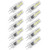 10Pcs G4 8LED Light 2835 Lamp Chips 2W 360 Angle PC Lamp Bulb for Home Office 220V