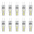 10Pcs G4 8LED Light 2835 Lamp Chips 2W 360 Angle PC Lamp Bulb for Home Office 220V