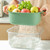 Strainer Colander Bowl Set Double Layer Fruit Vegetable Washing Draining Basket for Kitchen