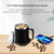 Coffee Mug Warmer 2 in 1 Wireless Charging 55℃/131℉ Intelligent Constant Temperature Mug Warmer for Home