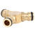 Brass Quick Connection Tee Hose Connector Water Pipe Adapter for Home Garden