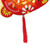 DIY Lantern Rabbit Shaped Hanging Lantern for Spring Festival Lantern Festival with Light Battery Powered for Kids Auspicious Red