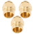 3PCS G1/2 Refraction Sprinkler Nozzle Adjustable Copper Micro Sprinkler Head Garden Irrigation Accessories