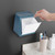 Wall mounted Destop Trashbin Garbage Can Home Office Washbasin Kitchen Dresser (Blue)