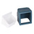 Wall mounted Destop Trashbin Garbage Can Home Office Washbasin Kitchen Dresser (Blue)
