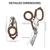 Trauma Shear Multi functional Pliers Tool Outdoor Camping Tools Emergency Shears Ruler Band Cutter Glass Breaker Folding Scissors Non-slip Grip