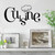 5Pcs English Letters Wall Stickers Waterproof Wall Decals for Kitchen Home Decor