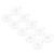 10Pcs LED Bottle Coaster LED Light Up Coaster Sticker Lights Wine Bottle Lights for Drinks Bar Party Wedding White 6cm