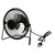 Solar Panel Powered Fan 5W USB 360 Degree Adjustable Solar Panel Greenhouse Fan for Outdoor Chicken Coop Dog House