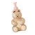 Foam Pump Bottle Cute Bear Shape Large Capacity Foaming Soap Dispenser Bottle for Facial Wash Body Wash Hand Soap Milk Tea Color