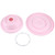 Cake Decorating Turntable Rotating Revolving Stand Pastry Baking Decoration Tool Set  (Pink)