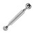 Stainless Steel Watermelon Melon Baller Fruit Carving Knife Kitchen Utensil Tools  (Ball Ends)