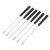 6 Pcs Fondue Forks Stainless Steel Corrosion Resistant Long Forks for Cake Chocolate Fruits Cheese Fondue