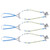 3PCS Car Emergency Snow Chain Universal Anti Slip Wheel Tire Chain for Ice Muddy Sand Road