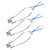 3PCS Car Emergency Snow Chain Universal Anti Slip Wheel Tire Chain for Ice Muddy Sand Road