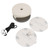 Sticky Dome Flea Capture Trap Bug Trap with 2 Glue Discs and Light Bulbs for Home Indoor UK Plug 220V