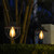 2PCS Solar Powered Energy  Vintage P-endant H-anging Light Outdoor Wall Lamp Sensitive Light Control/ IP65 Water Resistance/ Built-in 600mAh High Capapcity Rechargeable Cell for Yard Garden Patio P-ath Way Sconce