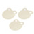 Kitchen Cutting Board Small Portable Cute Shape Cutting and Serving Board for Household DormitoryBeige