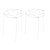2Pcs Plant Trellis Minimalist Fashionable Iron Garden Plant Climbing Trellis for Indoor Outdoor Decorative White